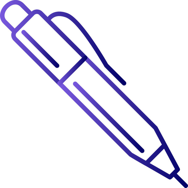 kalem simgesi vektör illüstrasyonu - Vektör, Görsel
