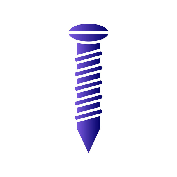 screw icon, vector illustration graphic design - Vector, afbeelding