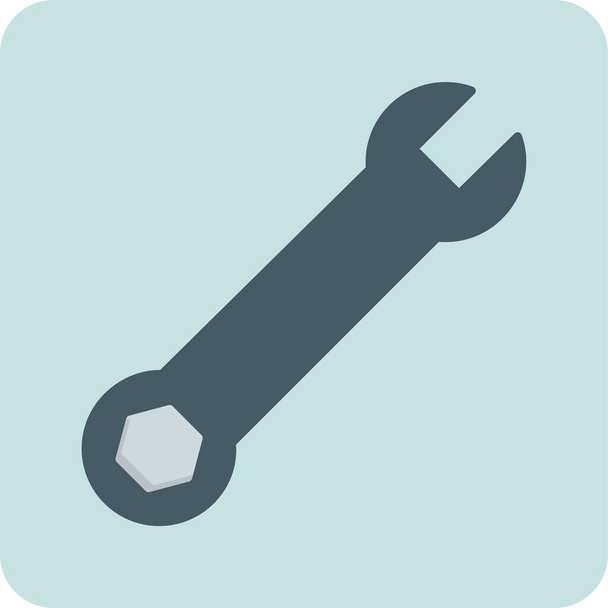 Spanner  icon vector illustration - Vector, Image