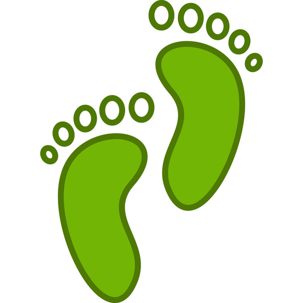 Footprints  icon vector illustration - Vector, Image