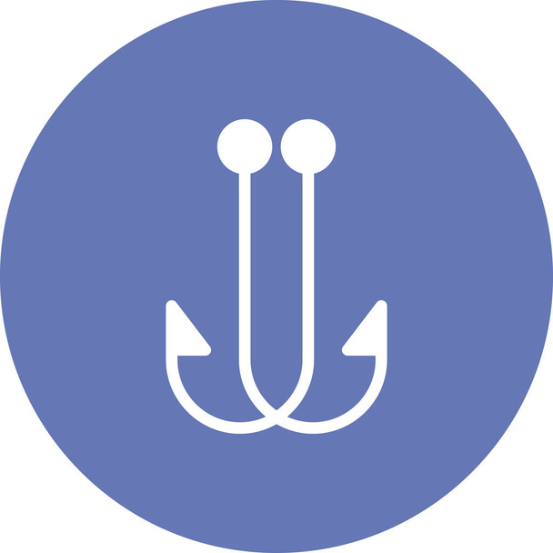vector illustration of hooks icon - Vector, Image