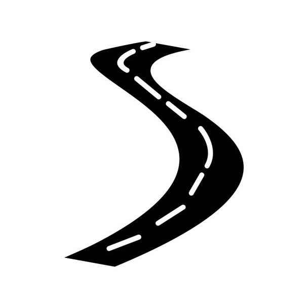 road icon, vector illustration - Vector, Image