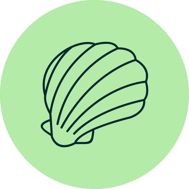 Shell  icon vector illustration - Vektor, obrázek