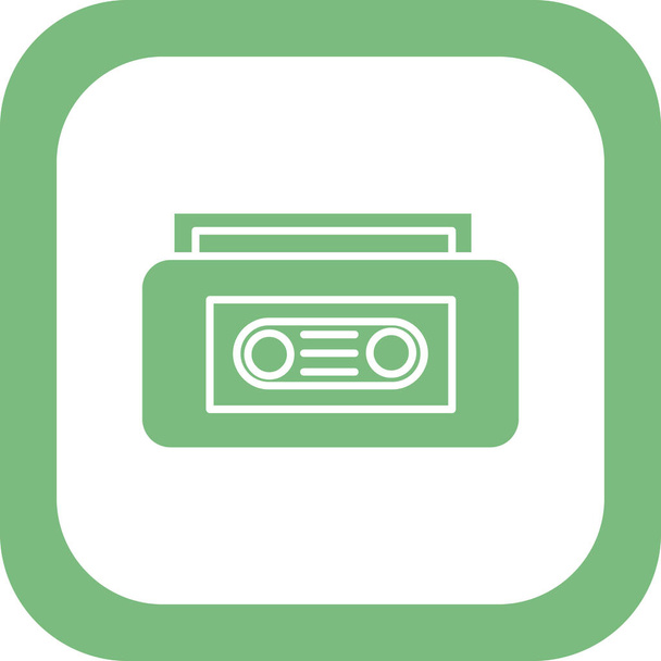 Video tape. web icon simple illustration - Vector, Image