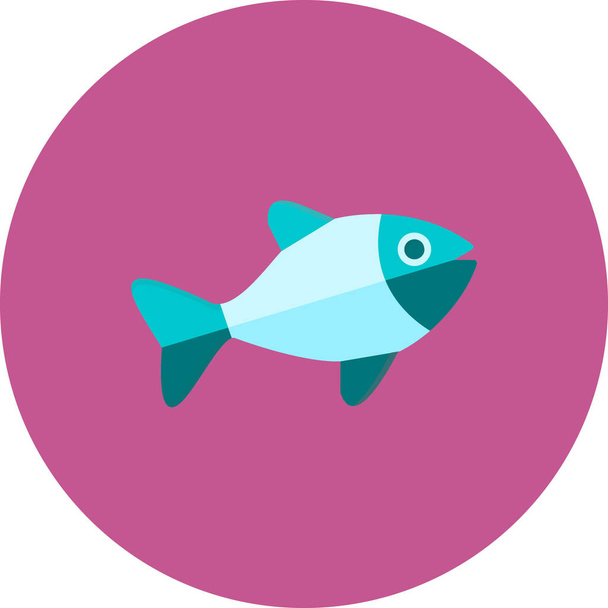 Fish icon vector illustration - Vetor, Imagem