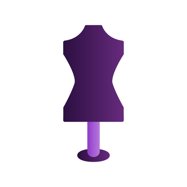 mannequin icon. flat illustration of clothes vector symbol for web  - ベクター画像