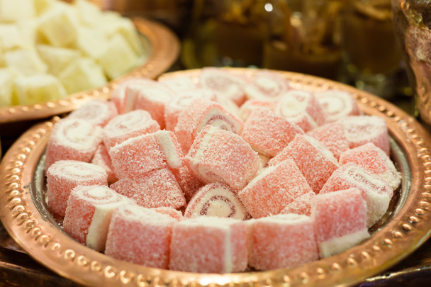Variety of turkish delight and dried fruit - Photo, Image