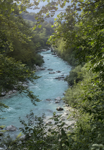 αλπικό ποταμού - Φωτογραφία, εικόνα