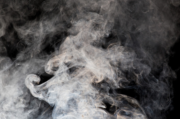 Smoke on black background - Foto, Imagem