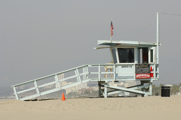 Life guard station, Venice Beach, Los Angeles, California - Photo, Image