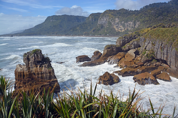 Looking North From Punakaiki Rocks towards Karamea, New Zealand - Photo, Image