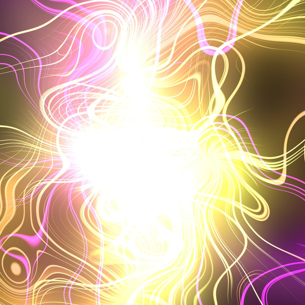Яркий красочный взрыв фейерверка, огромный выброс энергии на черном фоне
 - Фото, изображение