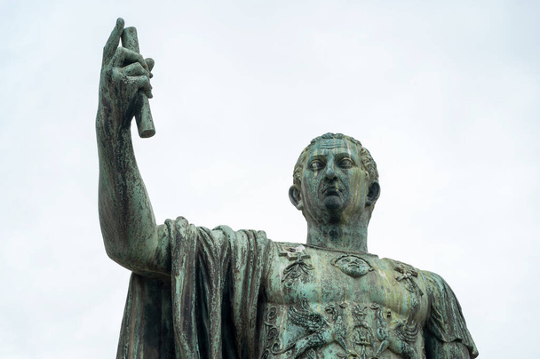 Statue of Augustus Caesar in Rome, Italy - Photo, Image