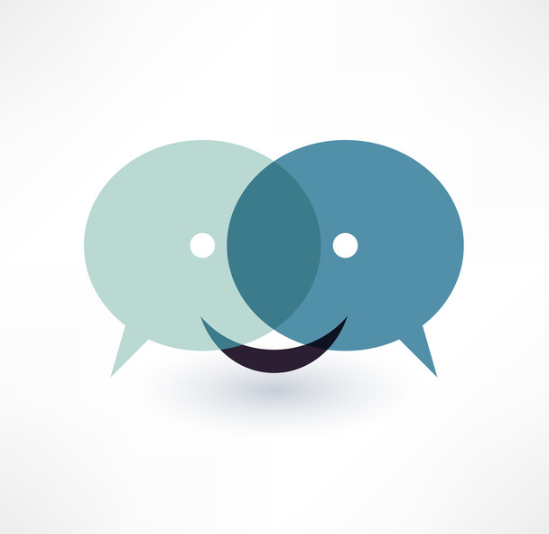 Chat, dialogue and communication - Vektor, Bild