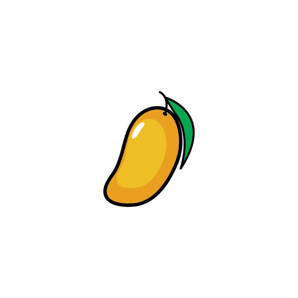 Mango vektör simgesi. Resim logo şablonu - Vektör, Görsel