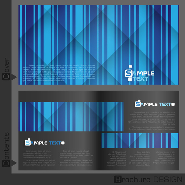 Brochure Template Design. - Vector, Image