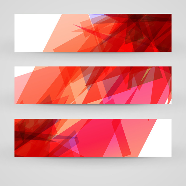 Vector banner set for your design - Διάνυσμα, εικόνα