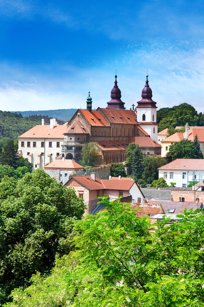 St. Procopius church and Jewish town, Trebic, Czech republic - Fotó, kép