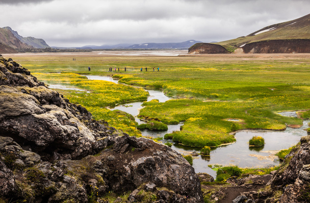 Valley Landmannalaugar in Iceland - Фото, изображение