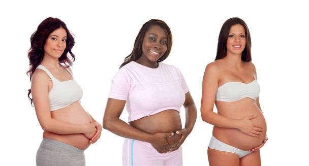 drei schwangere Frauen - Foto, Bild