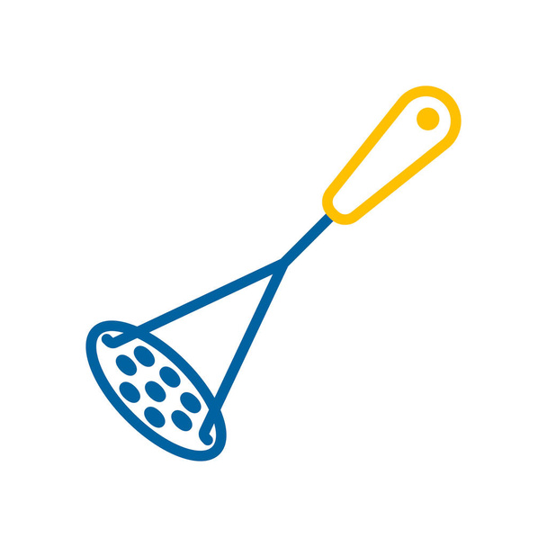 Patate masher icône vectorielle. Appareils de cuisine. Symbole graphique pour la conception du site Web de cuisine, logo, application, interface utilisateur - Vecteur, image