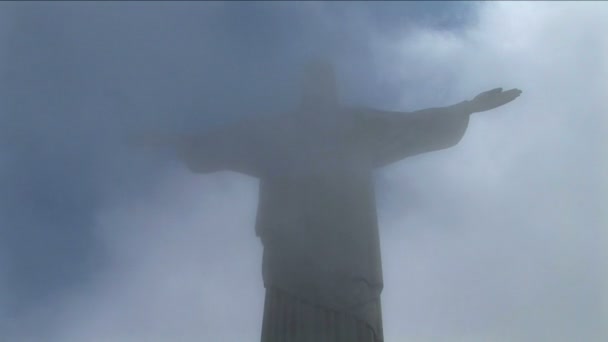 Jezusa Chrystusa statua Odkupiciela - Materiał filmowy, wideo