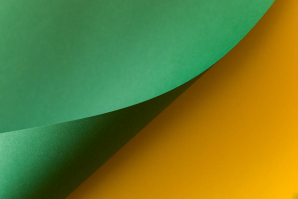 Green and yellow abstract background with copy space - Foto, Imagem