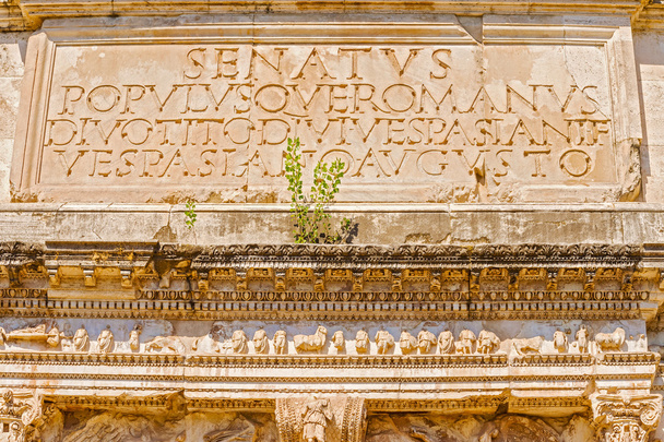 Η αψίδα του Τίτου στη Ρώμη Ιταλία - Φωτογραφία, εικόνα