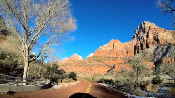 Zion National Park ile sürüş - Video, Çekim