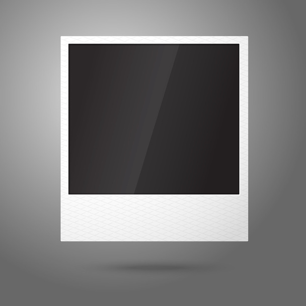 Blank vector instant photo frame in the air. Template for your photos, design etc. - Διάνυσμα, εικόνα