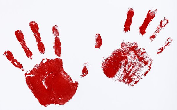 fingerprints and hands - Foto, Bild
