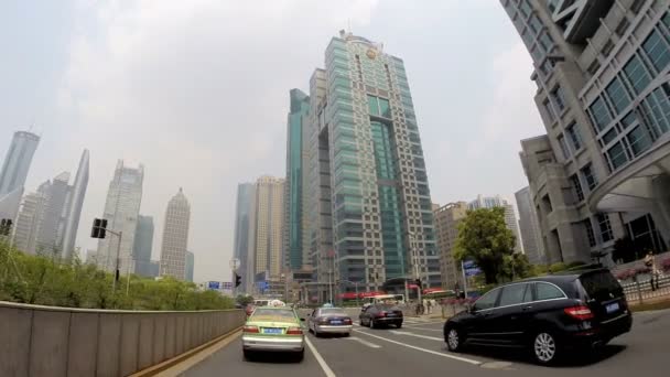 Οδήγηση στην περιοχή Pudong - Πλάνα, βίντεο