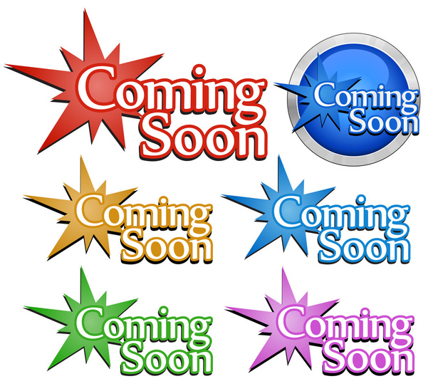 Coming soon signs - Vector, Image