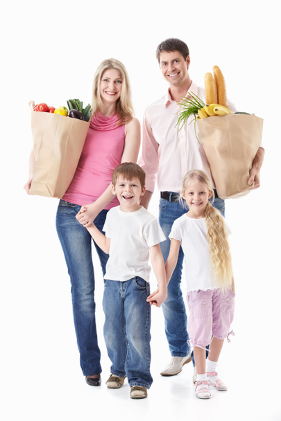 Family shopping - Zdjęcie, obraz