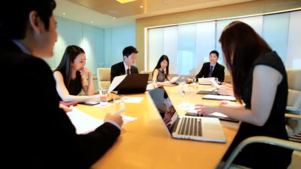 Obchodní vedení na finanční setkání - Záběry, video