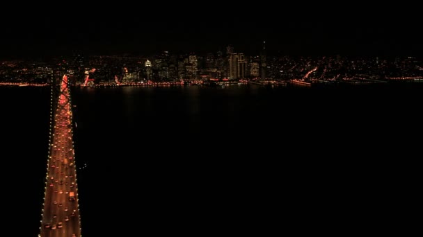 Nowy ruch Oakland Bay Bridge - Materiał filmowy, wideo