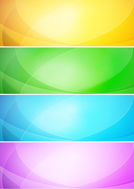 Abstract shiny vector template banner - Διάνυσμα, εικόνα