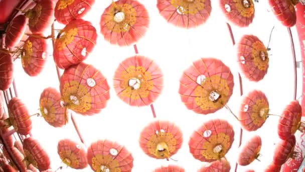 Китайський декоративні папери ліхтарі - Кадри, відео