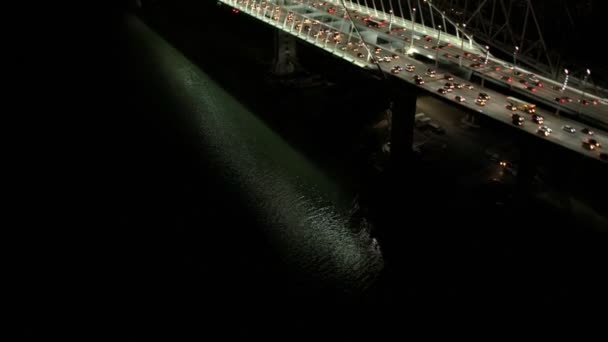 Nowy ruch Oakland Bay Bridge - Materiał filmowy, wideo