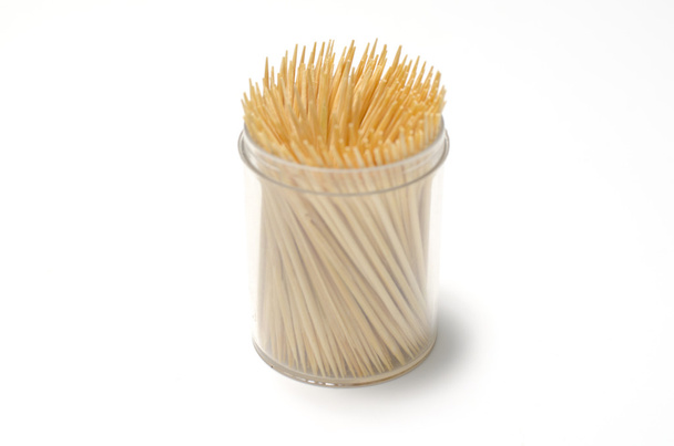 Toothpicks in a jar - Zdjęcie, obraz