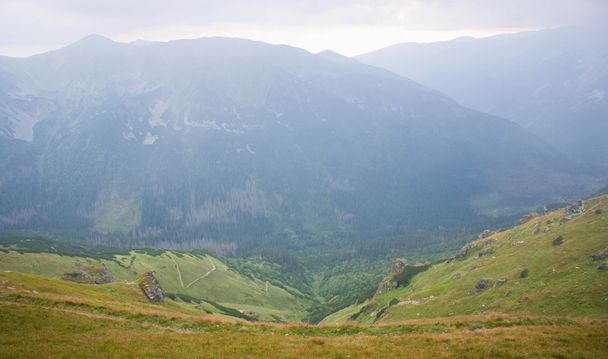 Korkea Tatras syksyn vuoret
 - Valokuva, kuva