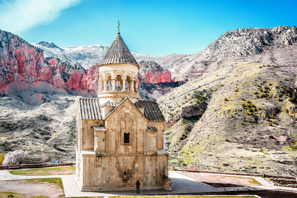 The medieval monastery of Noravank in Armenia. Was founded in 1205 - Foto, Imagen