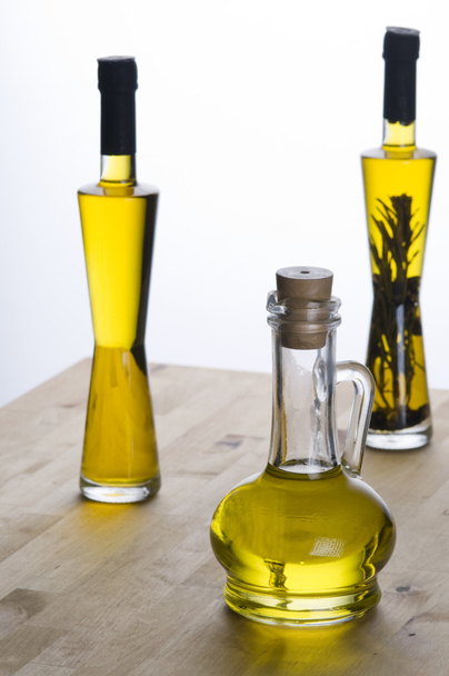 Olive oil bottles - Фото, изображение