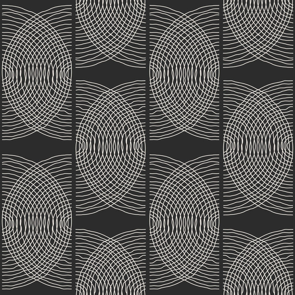 Trendy minimalist aesthetic seamless pattern with abstract creative artistic hand drawn composition in neutral colors ideal for interior design, wallpaper, minimal background, vector illustration - Vector, Image