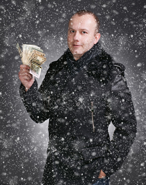 homem com dinheiro - Foto, Imagem