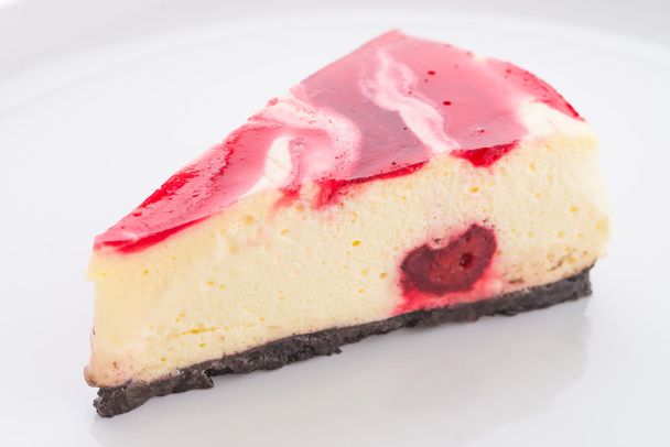 aardbeien cheesecake - Foto, afbeelding