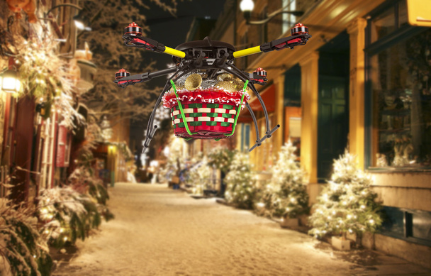Entrega aérea de Navidad
 - Foto, imagen