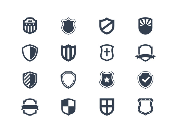 Shield icons - Vector, Image