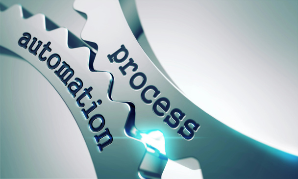 Process Automation on the Gears. - Photo, Image