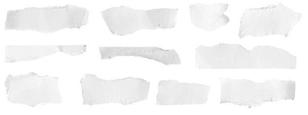 biała księga na białym, izolowanym tle - Zdjęcie, obraz